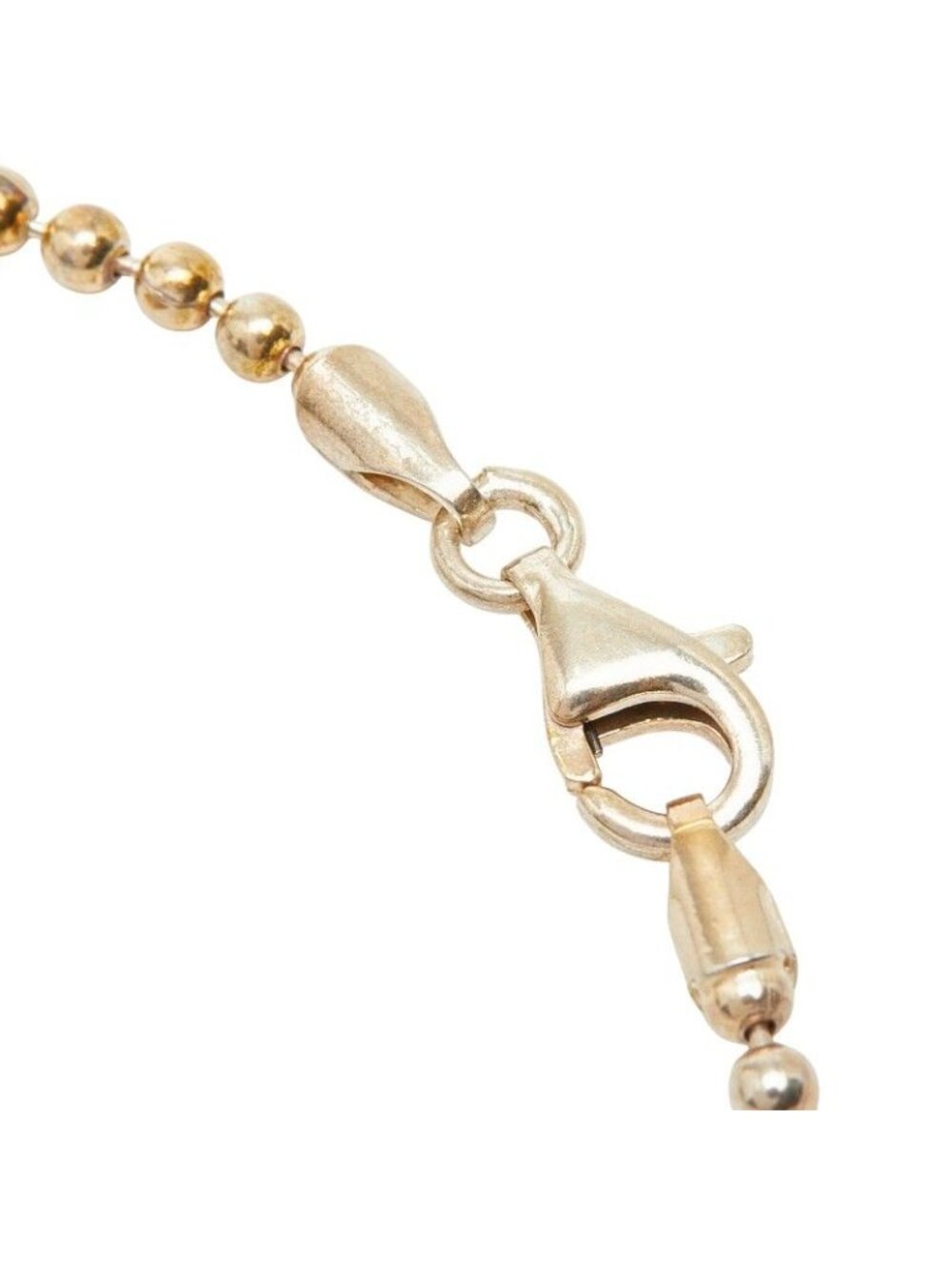 Gucci Logo Plate Bracelet Ball Chain Silver - Picture 5 of 7